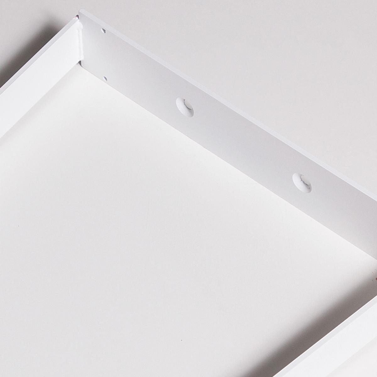 Bankgestell Stahl Weiß BxH: 40x42 cm, V-Form - Weiß, Basics, Metall (40/42cm)