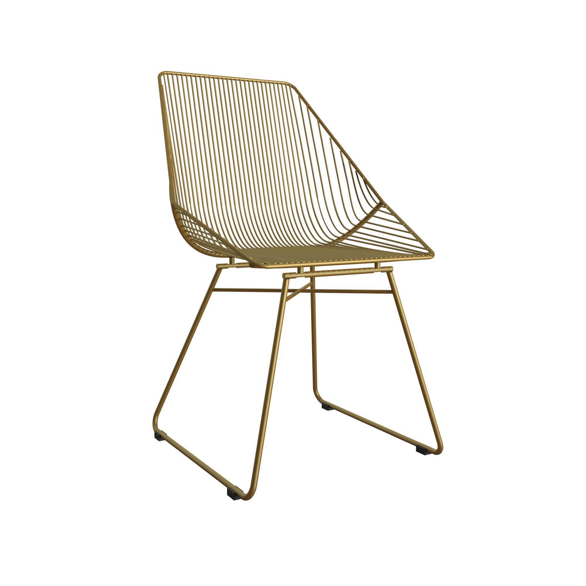 Stuhl Ellis Goldfarben B: 59 Cm - Goldfarben, Design, Metall (59/83/54cm) - MID.YOU