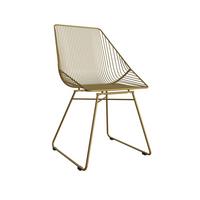 Stuhl Ellis Goldfarben B: 59 Cm - Goldfarben, Design, Metall (59/83/54cm) - MID.YOU