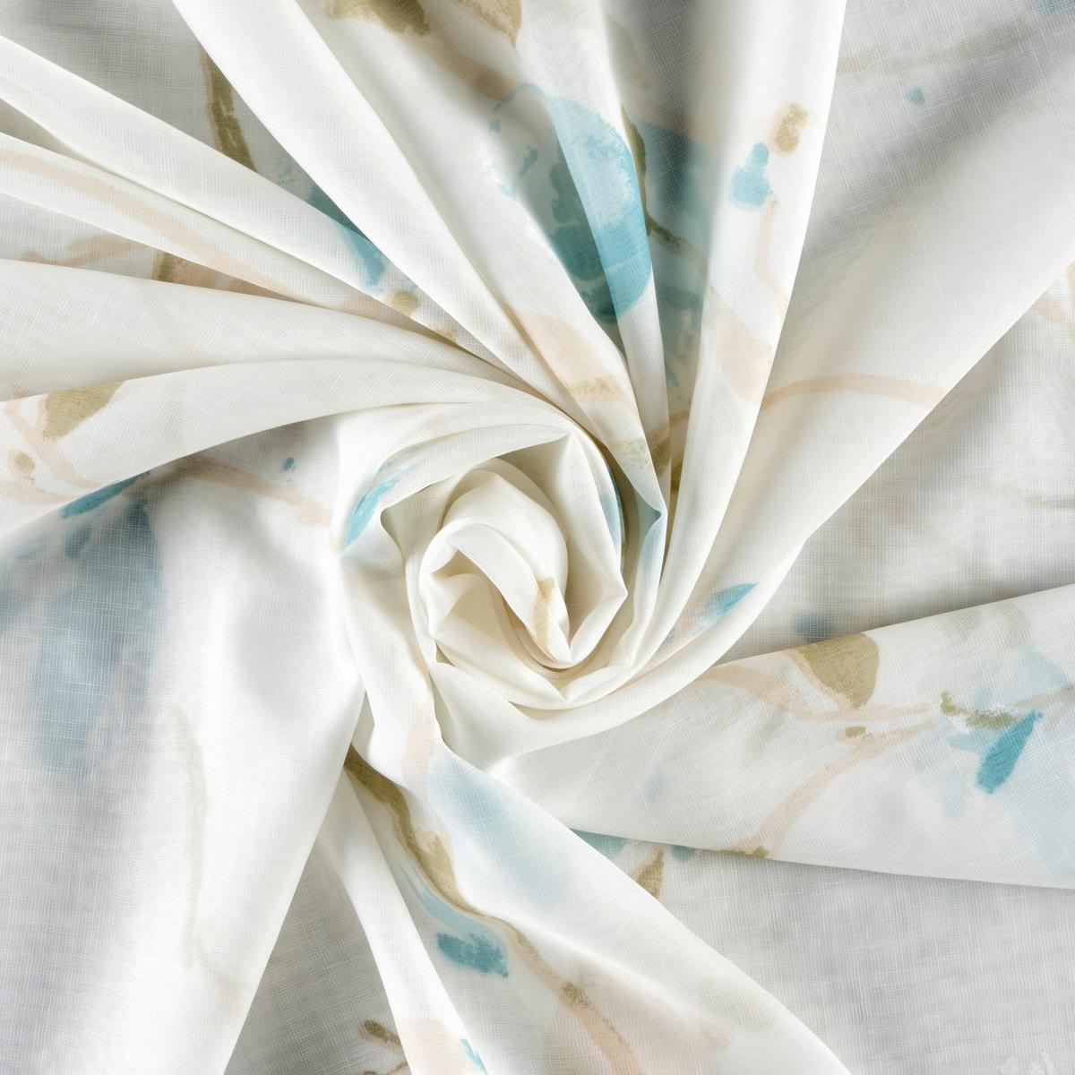HOTOVÝ ZÁVĚS MAGNOLIA - modrá, textil (135/245cm) - Mömax