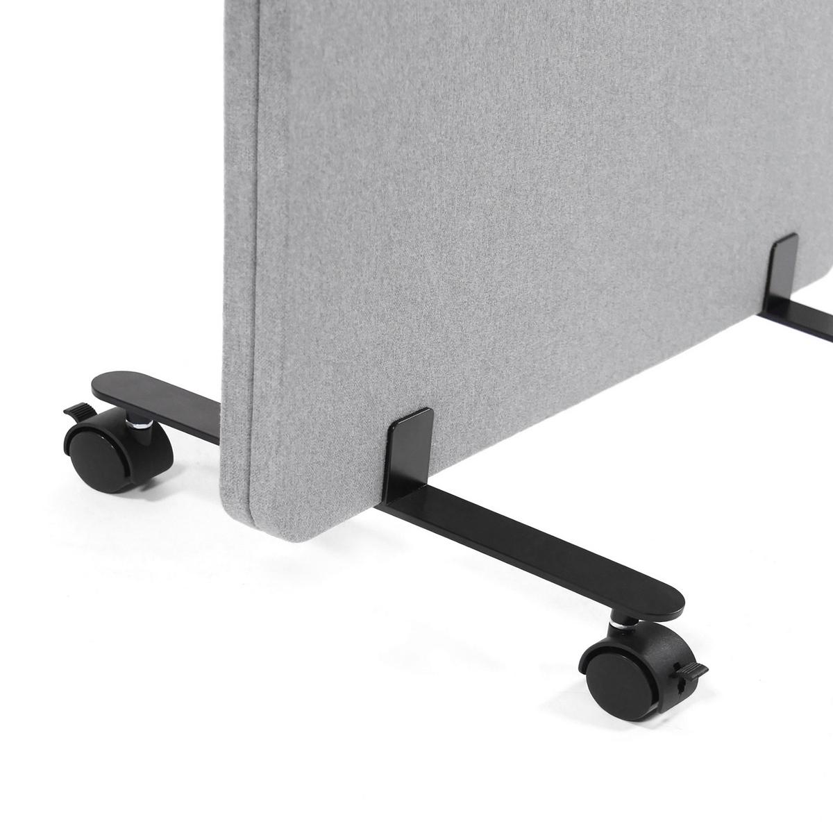 Trennwand Flexmiut - Hellgrau, Basics, Kunststoff/Textil (60/177/3cm) - MID.YOU