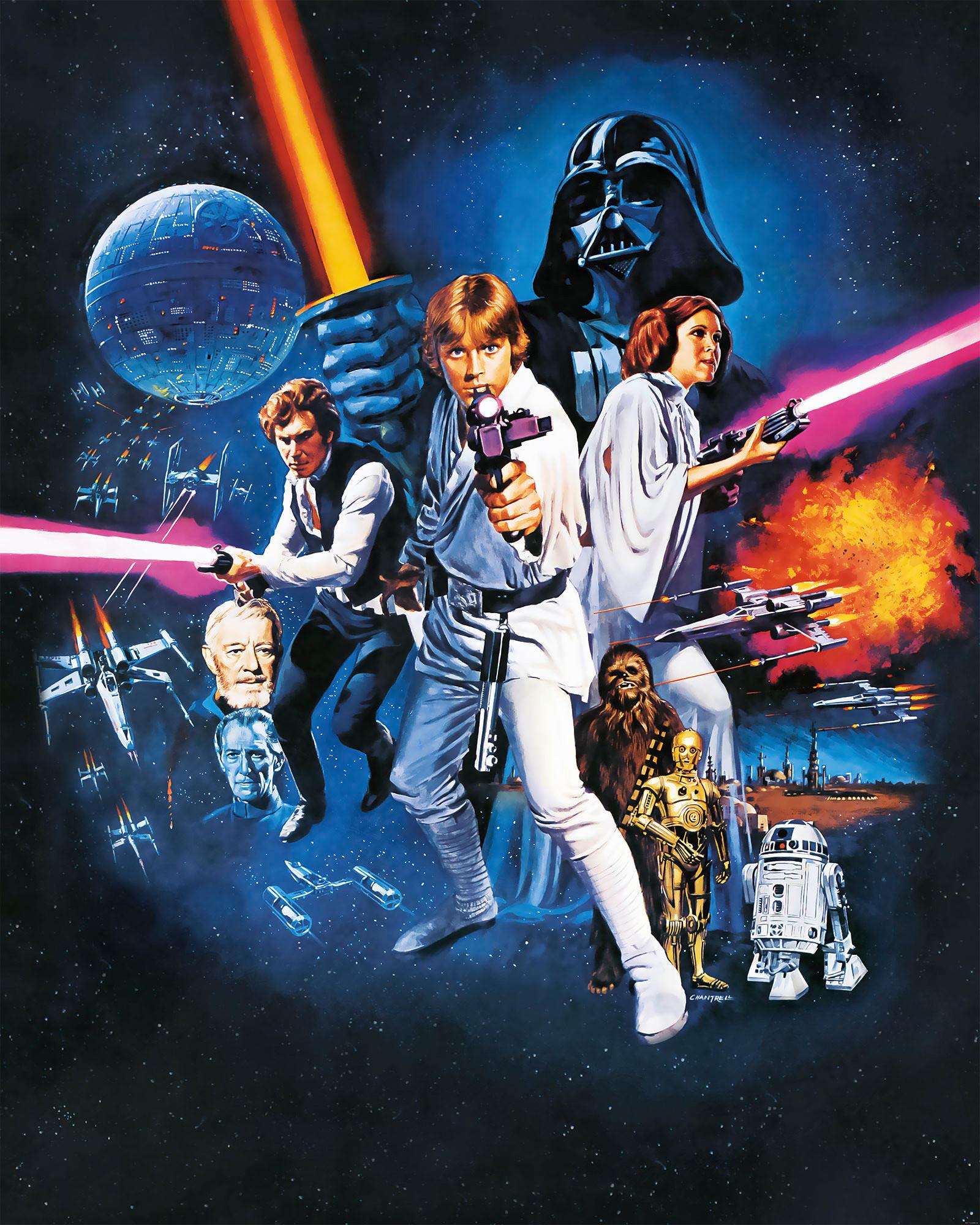 VLIESTAPETE STAR WARS POSTER CLASSIC 1 - Multicolor, Basics (200/250cm) - Komar