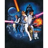VLIESTAPETE STAR WARS POSTER CLASSIC 1 - Multicolor, Basics (200/250cm) - Komar