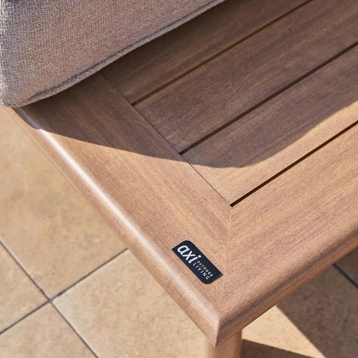 Dining-Loungeset Avery Beige - Eichefarben/Braun, Basics, Metall (290/290/68cm) - Ambia Garden