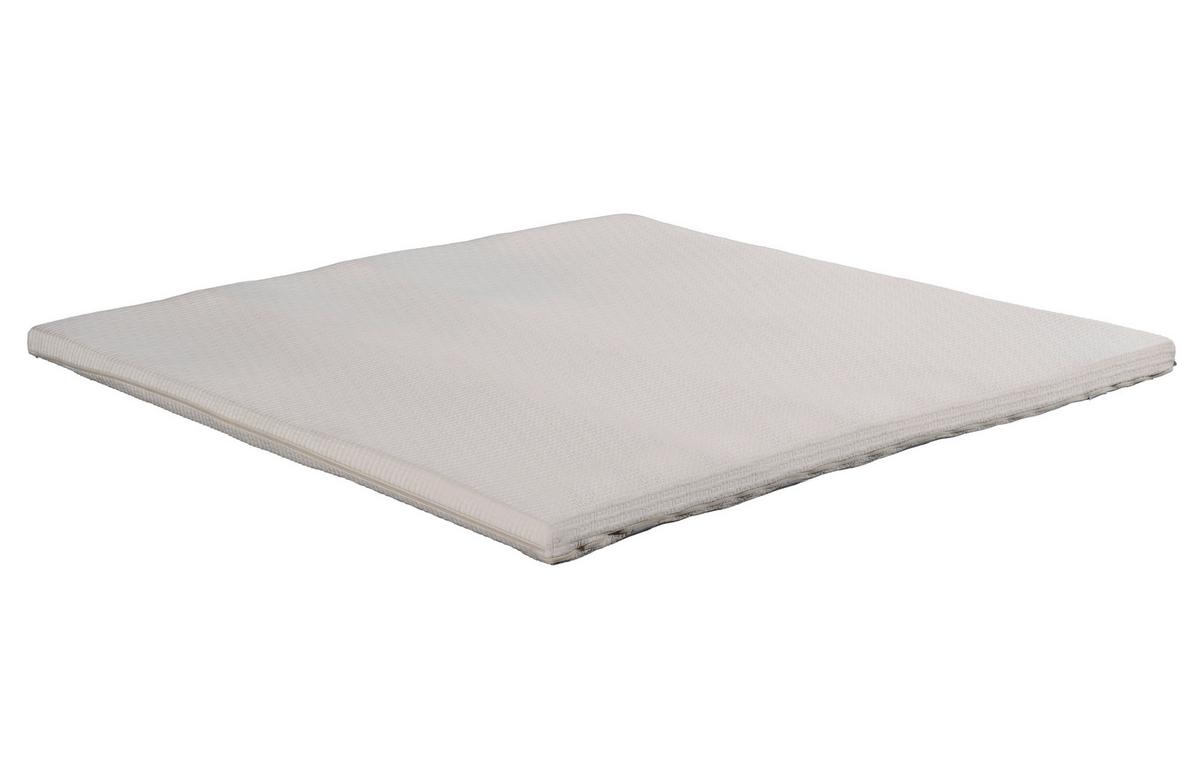 Topper Pure 180x200 cm Latexkern - Creme, Basics, Textil (180/200cm) - Livetastic