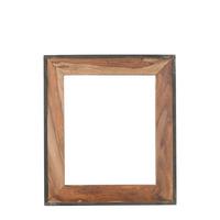 SPIEGEL Naturfarben/Schwarz B: 82cm - Schwarz/Naturfarben, Design, Glas/Holz (82/97/3cm) - MID.YOU
