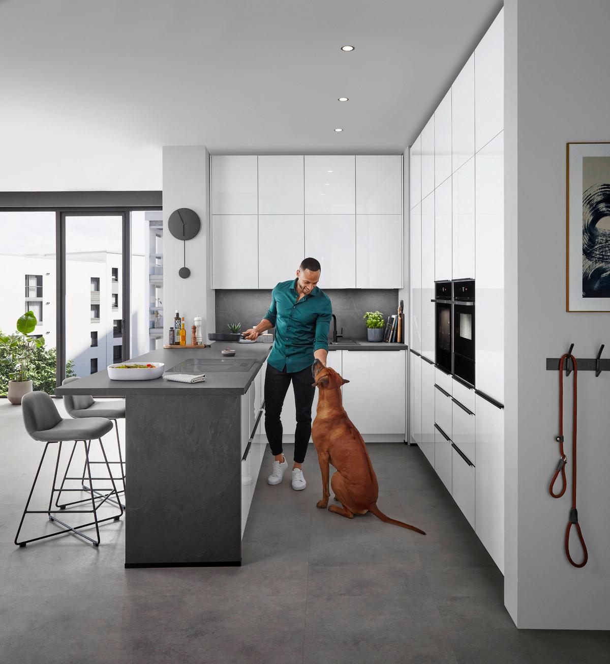 Einbauküche Eastbourne Frei Planbar Modernes Design - MODERN, Holzwerkstoff - Vertico