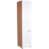 Schuhschrank Avensis - Eichefarben/Weiß, MODERN, Holzwerkstoff (52/205,7/37,1cm) - Luca Bessoni