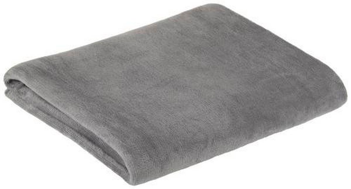 Kuscheldecke Marlies Hellgrau 220x240 cm - Hellgrau, MODERN, Textil (220/240cm) - Luca Bessoni