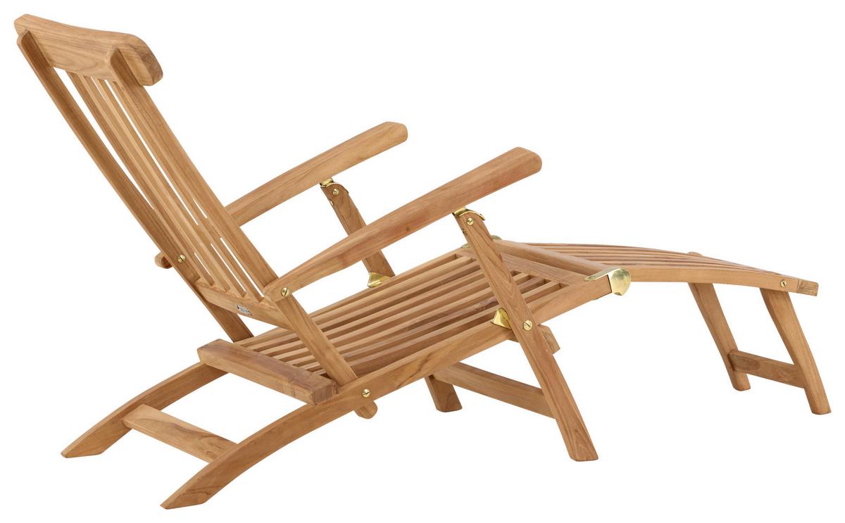 Sonnenliege Kenya Teakholz - KONVENTIONELL (60/95/150cm) - Gardenson