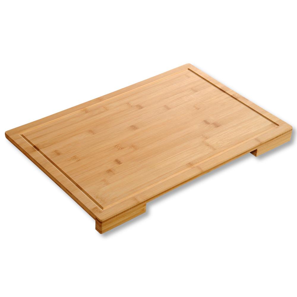 Schneidebrett Naturfarben L: 58,5 Cm - Naturfarben, Basics, Holz (58.5/38.5/4cm) - Kesper