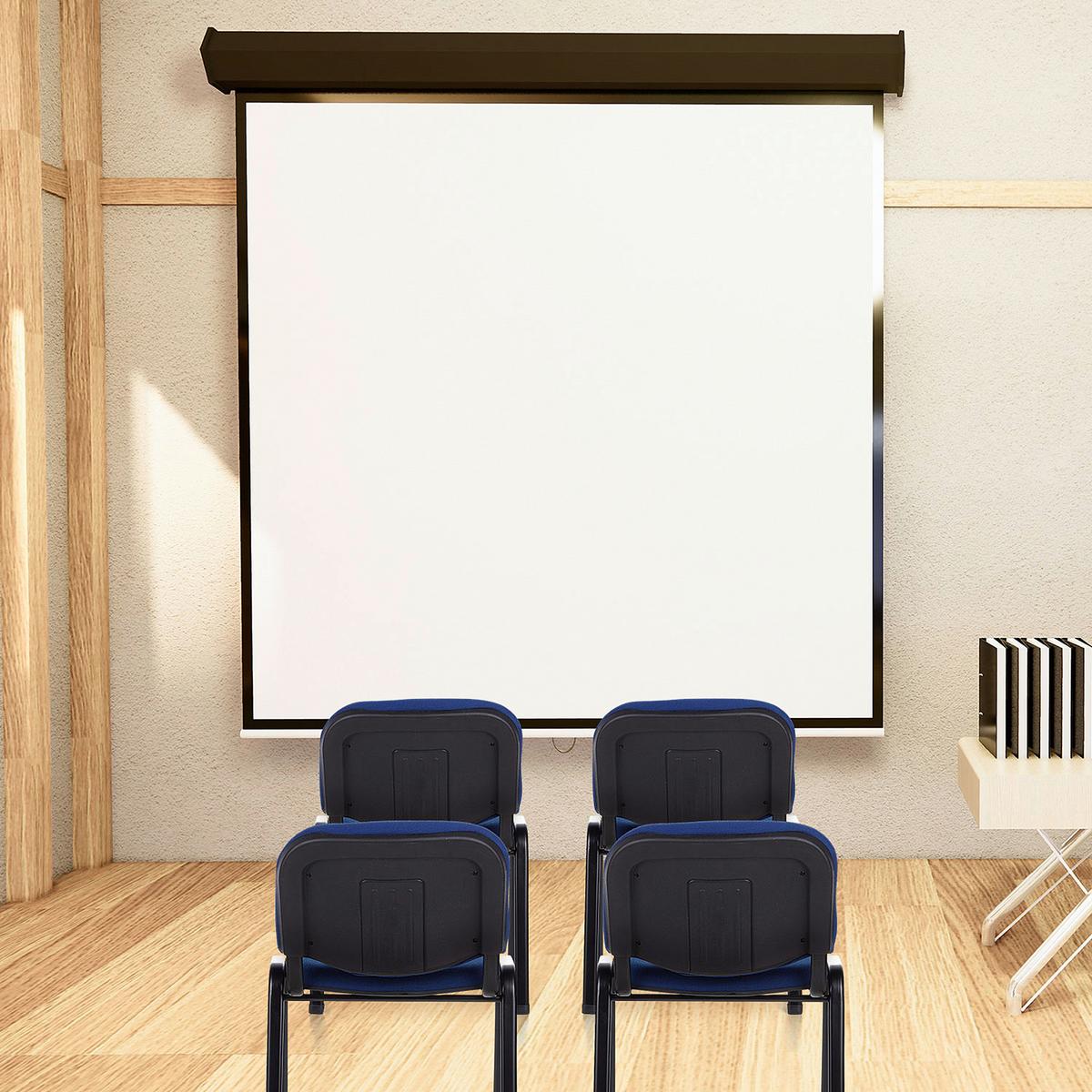 Besucherstuhl Xt 600 - Blau/Schwarz, Basics, Textil/Metall (58/84/48cm) - MID.YOU