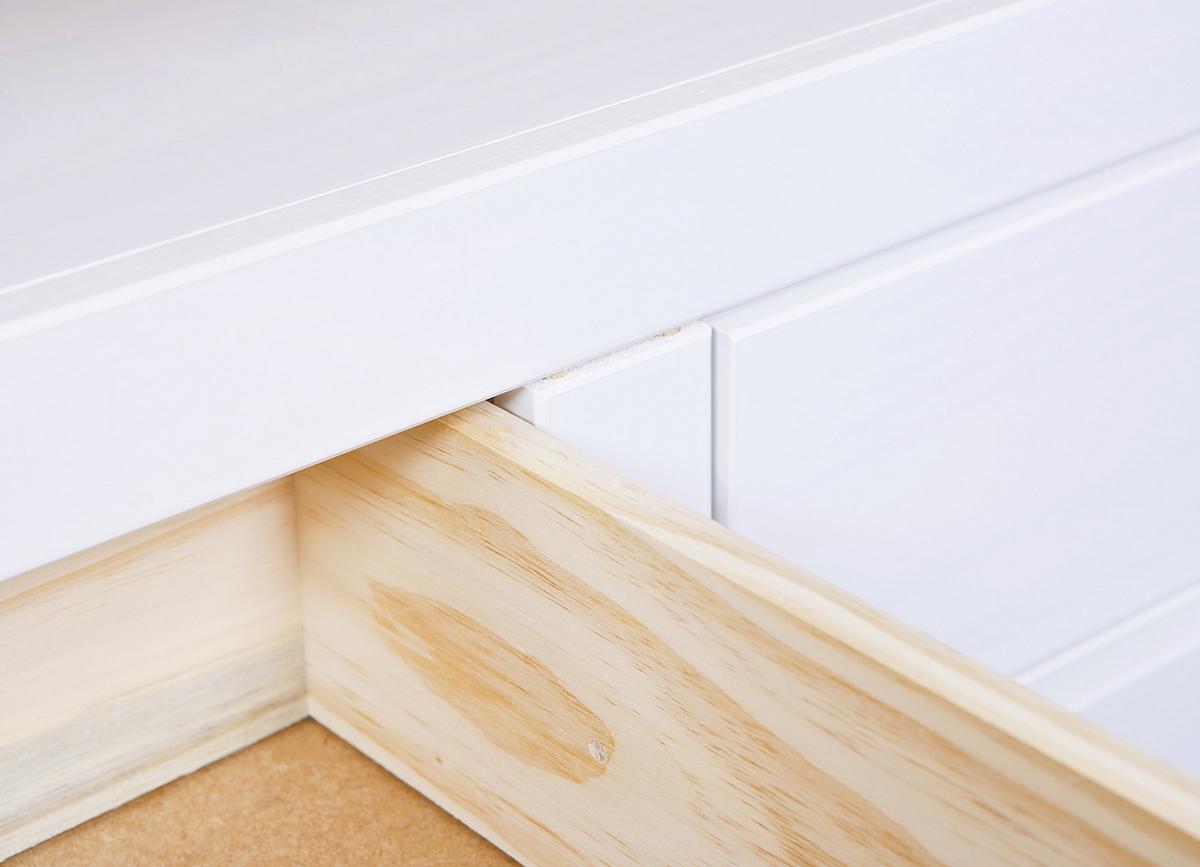 Tv-element Provence B: 118 Cm Weiß - Weiß, KONVENTIONELL, Holz (118/45/39cm) - MID.YOU