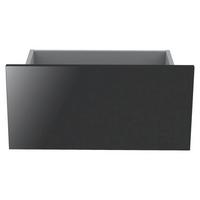 Schubkasteneinsatz Unit B: 45,3 cm, Anthrazit Hochglanz - Anthrazit, MODERN, Holzwerkstoff (45,3/21,9/36,6cm) - Ondega