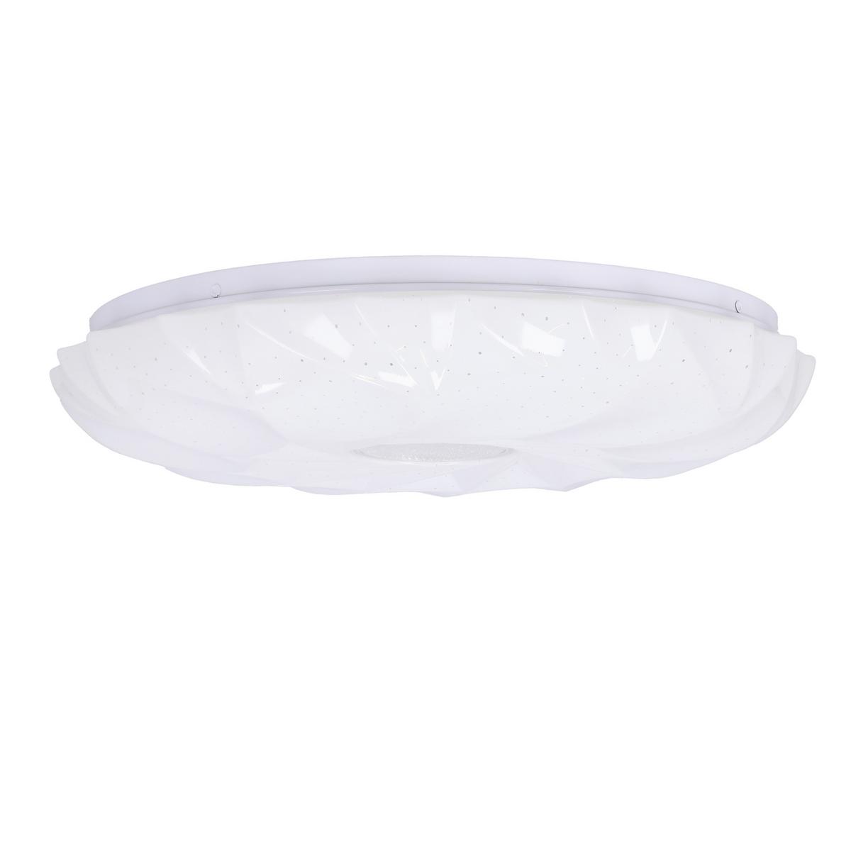 Led-deckenleuchte 13-24930 Cake - Weiß, KONVENTIONELL, Kunststoff/Metall (39/39/7.5cm)