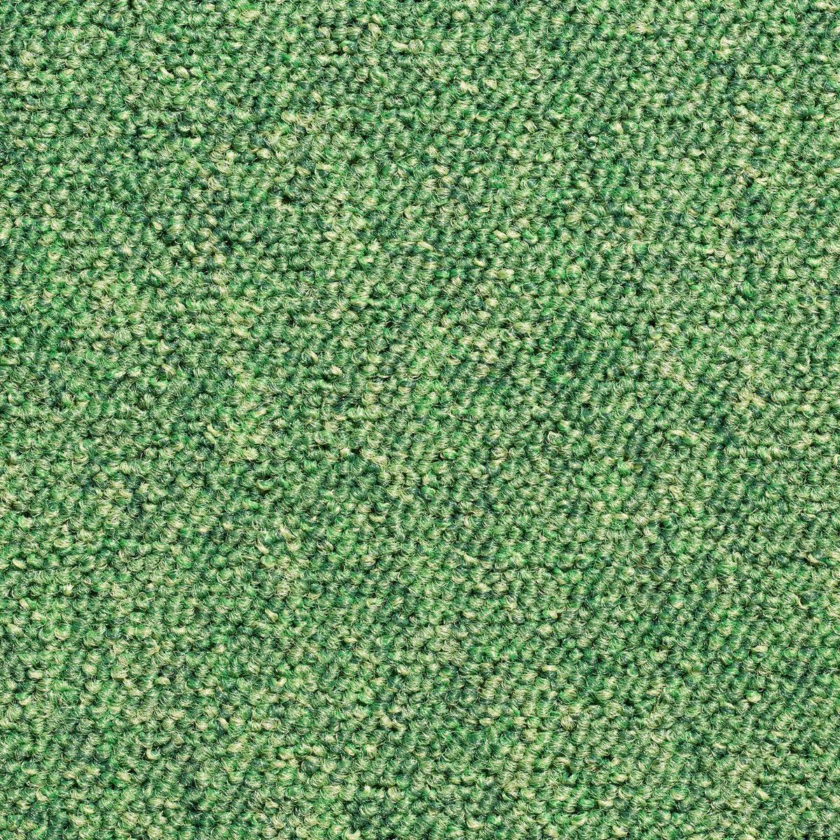 Teppichfliese Grün Mustang 50x50 Cm Florhöhe 3 Mm - Grün, Basics, Textil (50/50cm)