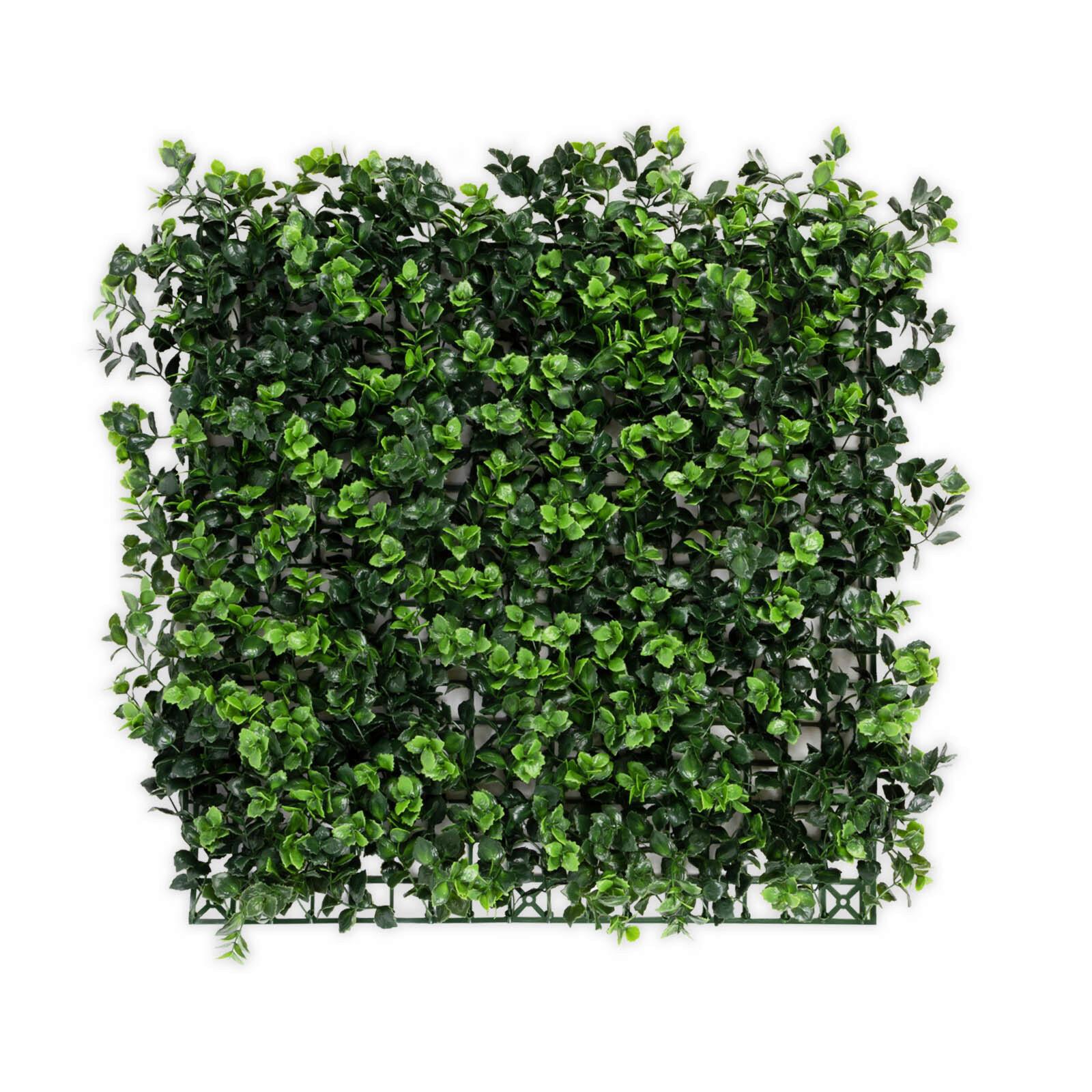 Wandverkleidung Kunstpflanze - Mintgrün, Trend, Kunststoff (50/50cm) - FloorDirekt