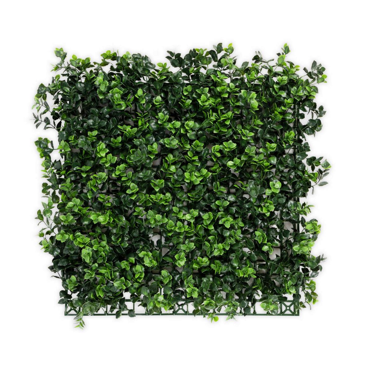 Wandverkleidung Kunstpflanze - Mintgrün, Trend, Kunststoff (50/50cm) - FloorDirekt