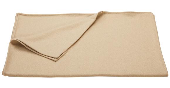 Kuscheldecke Stockholm - Beige, MODERN, Textil (145/200cm) - Luca Bessoni