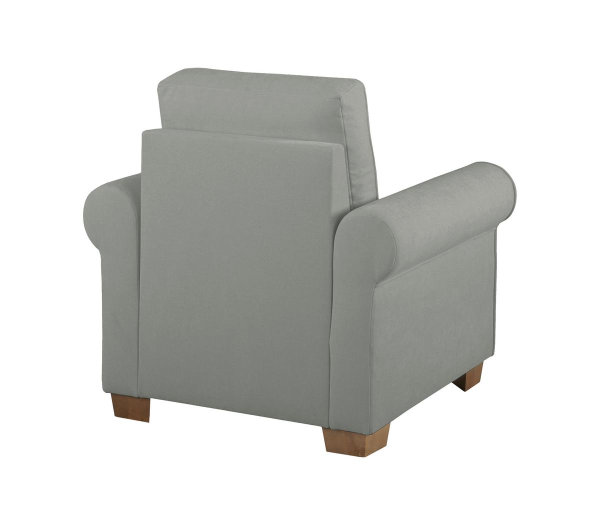 Sessel Arles, Dunkelgrau 89 B: 93 Cm - Dunkelgrau/Buchefarben, Design, Textil (93/89/82cm) - MID.YOU