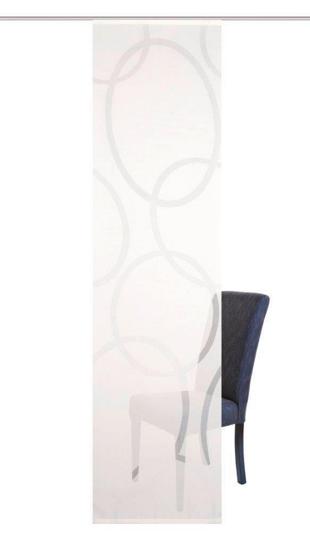 Flächenvorhang Pinalo - Ecru, Design, Textil (60/245cm)