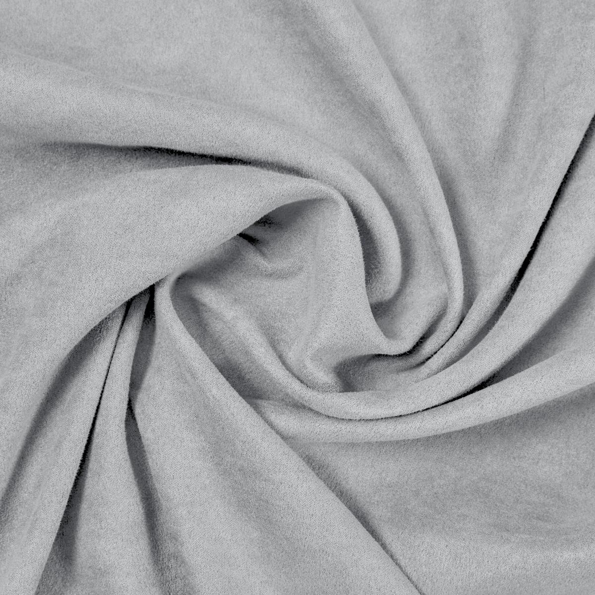 ZÁVES S OČKAMI Velours, 140/245cm, sivá - sivá, Konventionell, textil (140/245cm) - Modern Living