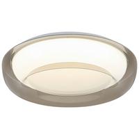 LED-Deckenleuchte Lejla Ø 50 cm - Transparent/Weiß, MODERN, Kunststoff/Metall (38/10cm) - Luca Bessoni