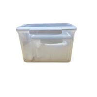 Vorratsdosenset Wendy - Transparent/Weiß, Basics, Kunststoff - Luca Bessoni