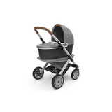Puppenwagen Quinny 3in1 - Schwarz/Grau, Basics, Kunststoff/Textil (34/19,5/53cm)