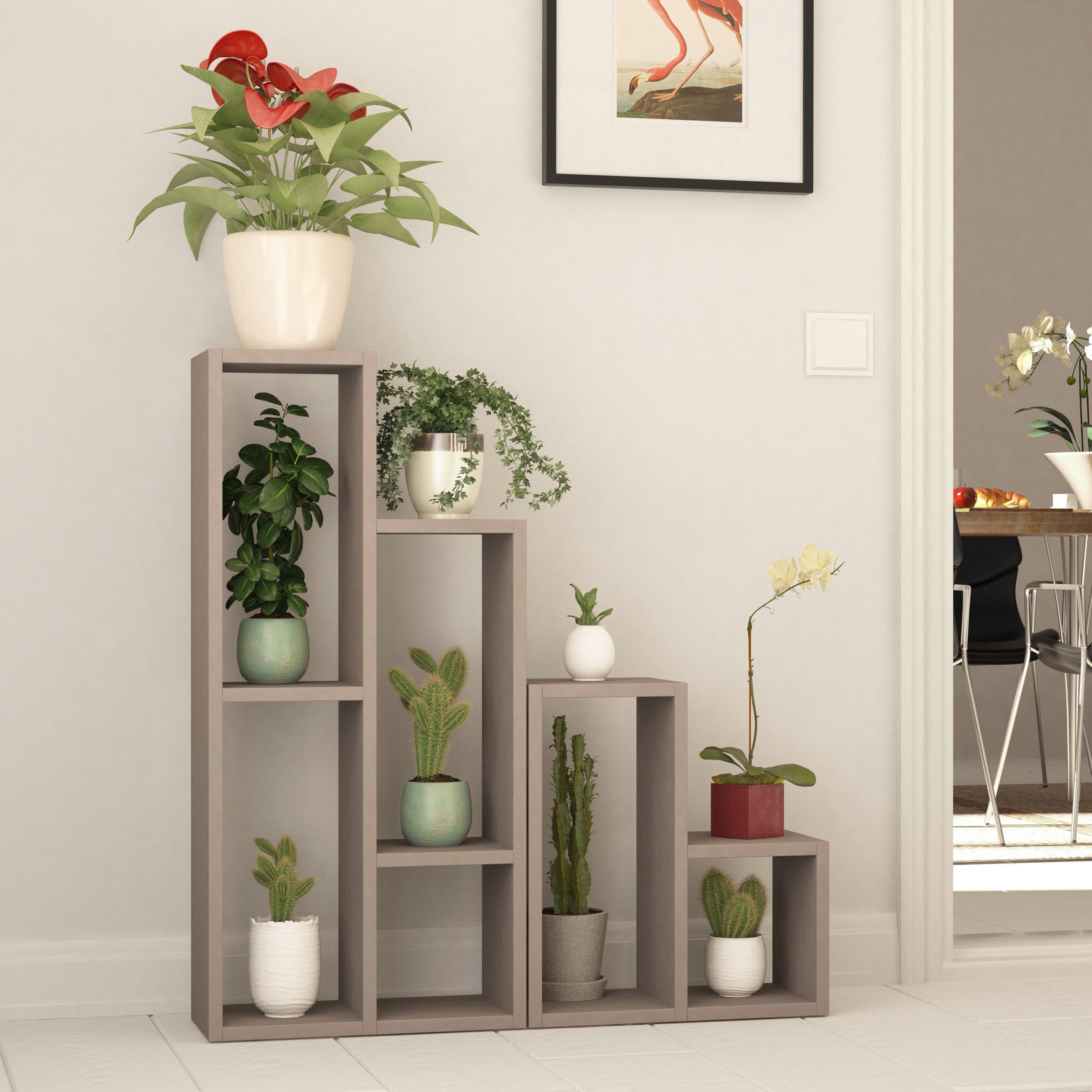 Regal Sule Regal - Beige, Design, Holzwerkstoff (42/89/20cm) - Livetastic