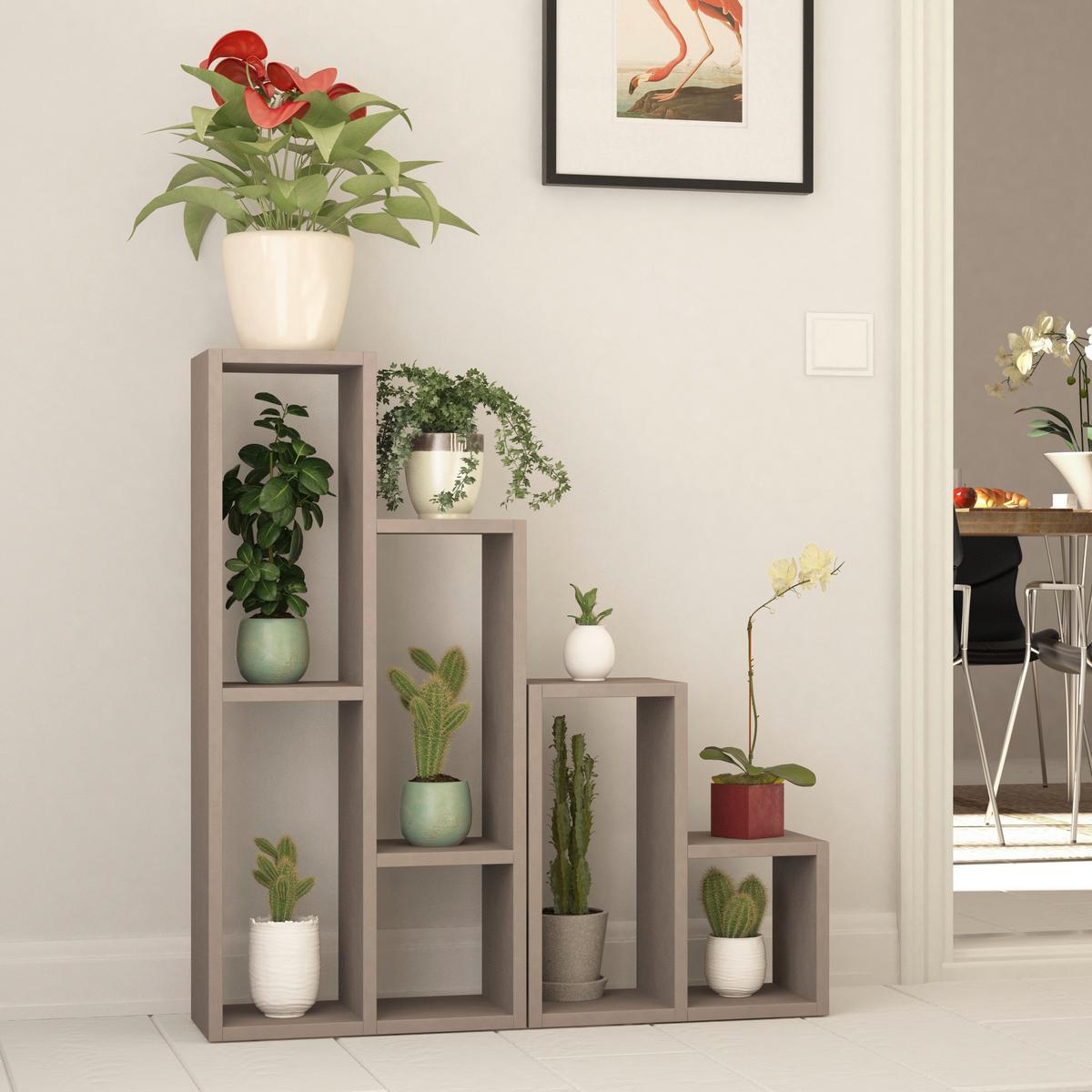 Regal Sule Regal - Beige, Design, Holzwerkstoff (42/89/20cm) - Livetastic