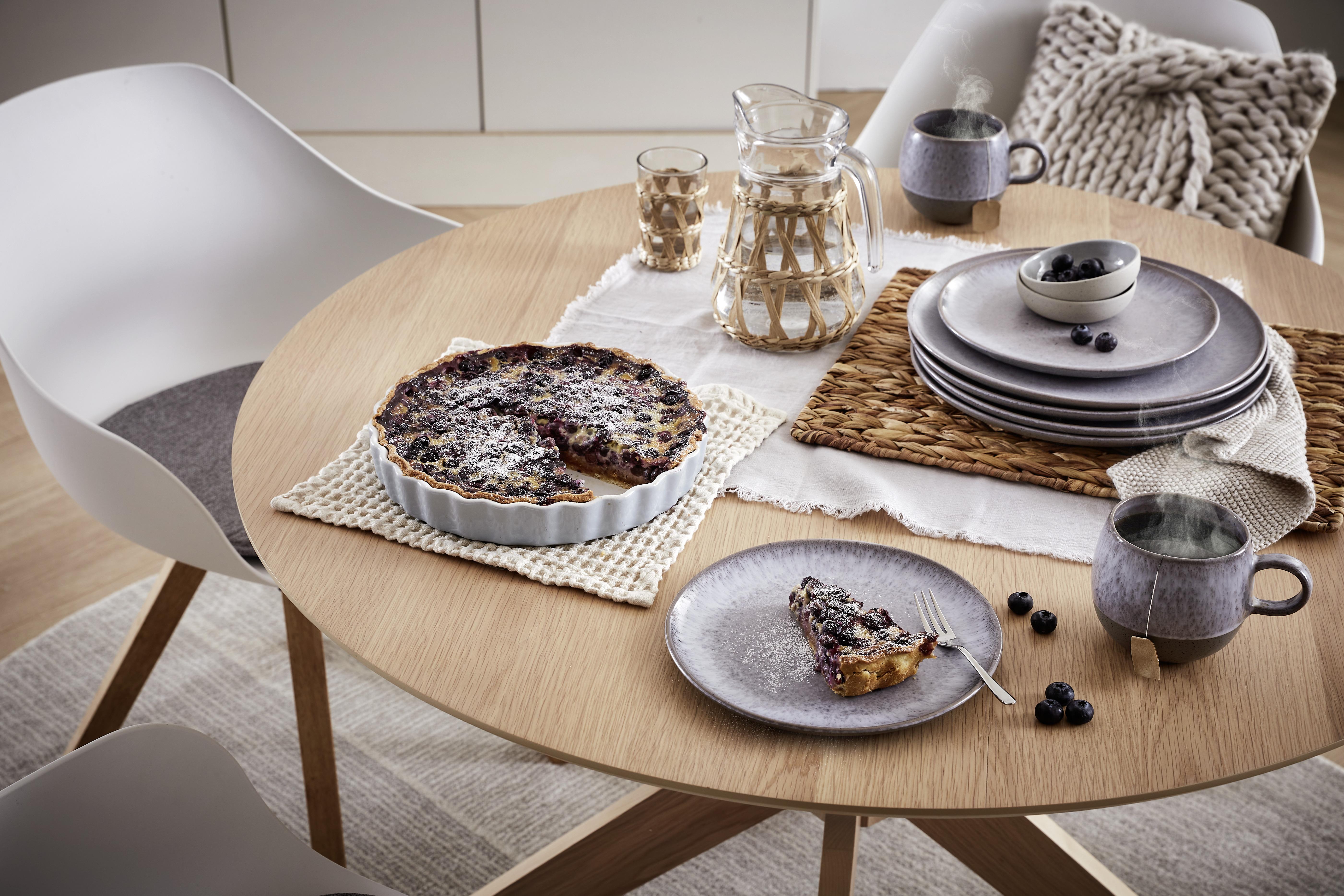 Kombiservice Keramik 4 Personen Geschirr Set - Grau, Trend, Keramik (53/32/33cm) - Creatable