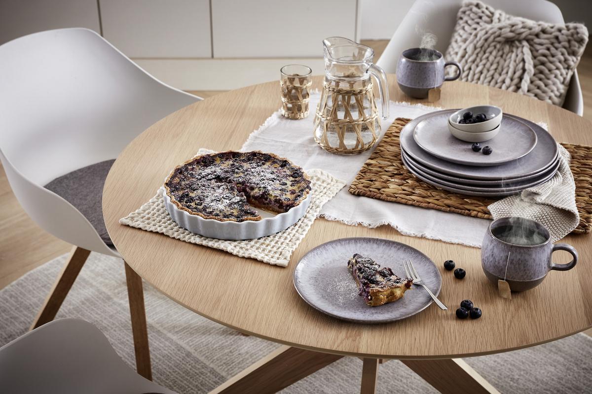 Tortenform Rund Keramik Kitchen Time Ø 27 cm - Hellblau, Basics, Keramik (27cm) - Mäser