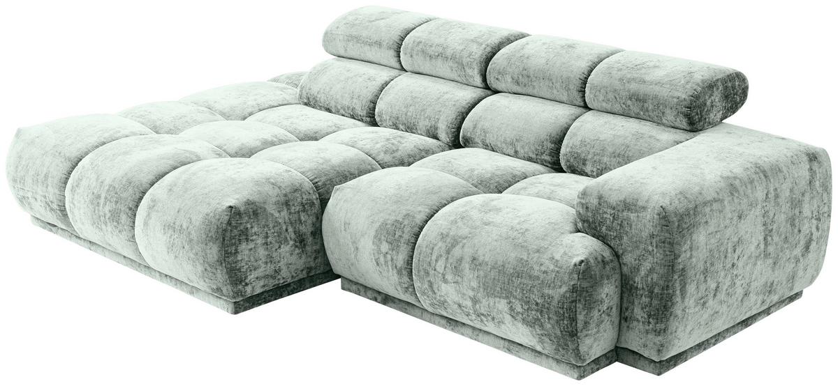 Ecksofa Chani Hellblau, Schenkel: 150x239 cm - Hellblau, MODERN, Textil (150/239cm) - MID.YOU