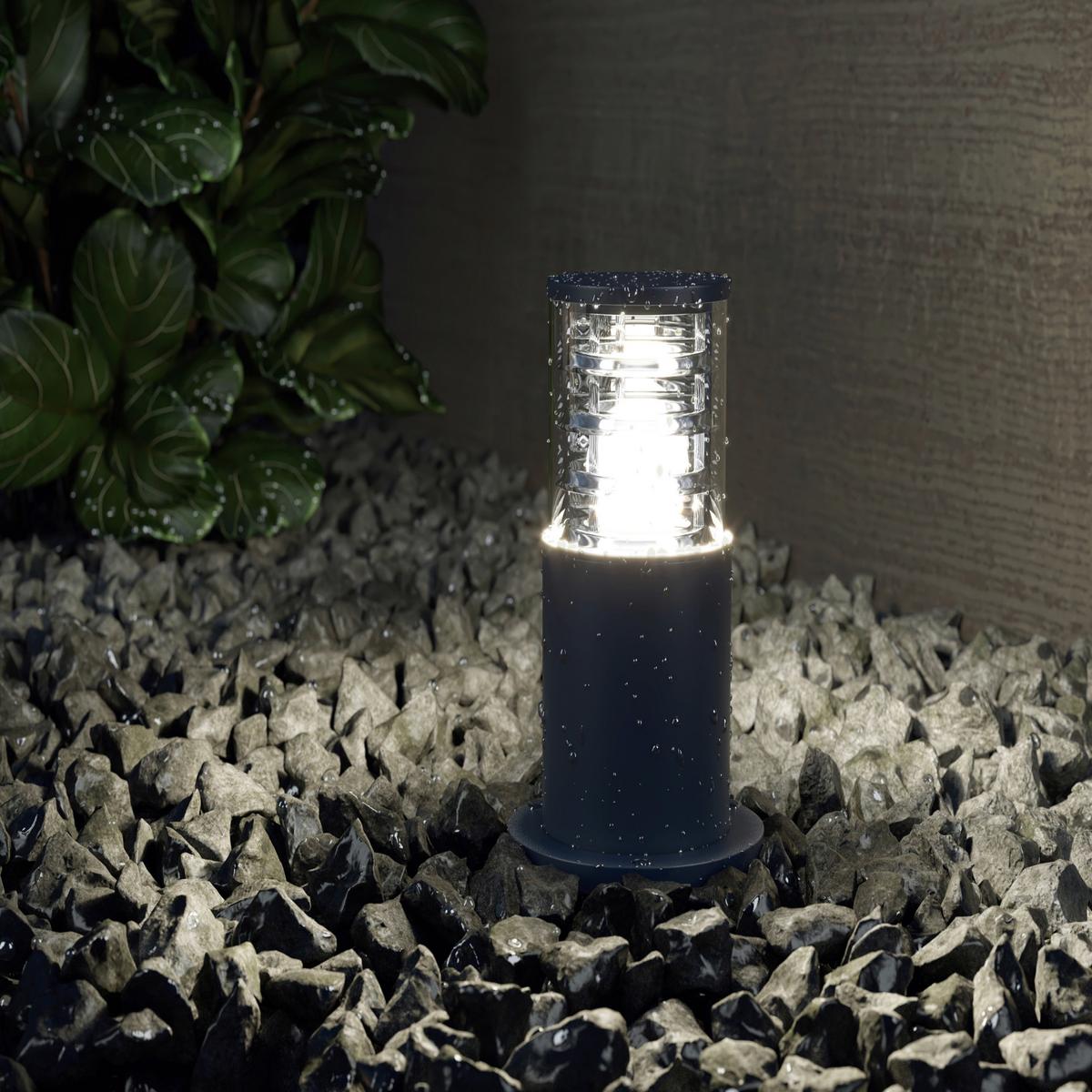 Außenleuchte Bronx 1-flammig Ip54 - Schwarz, Basics, Kunststoff/Metall (10,8/25/10,8cm) - MAYTONI
