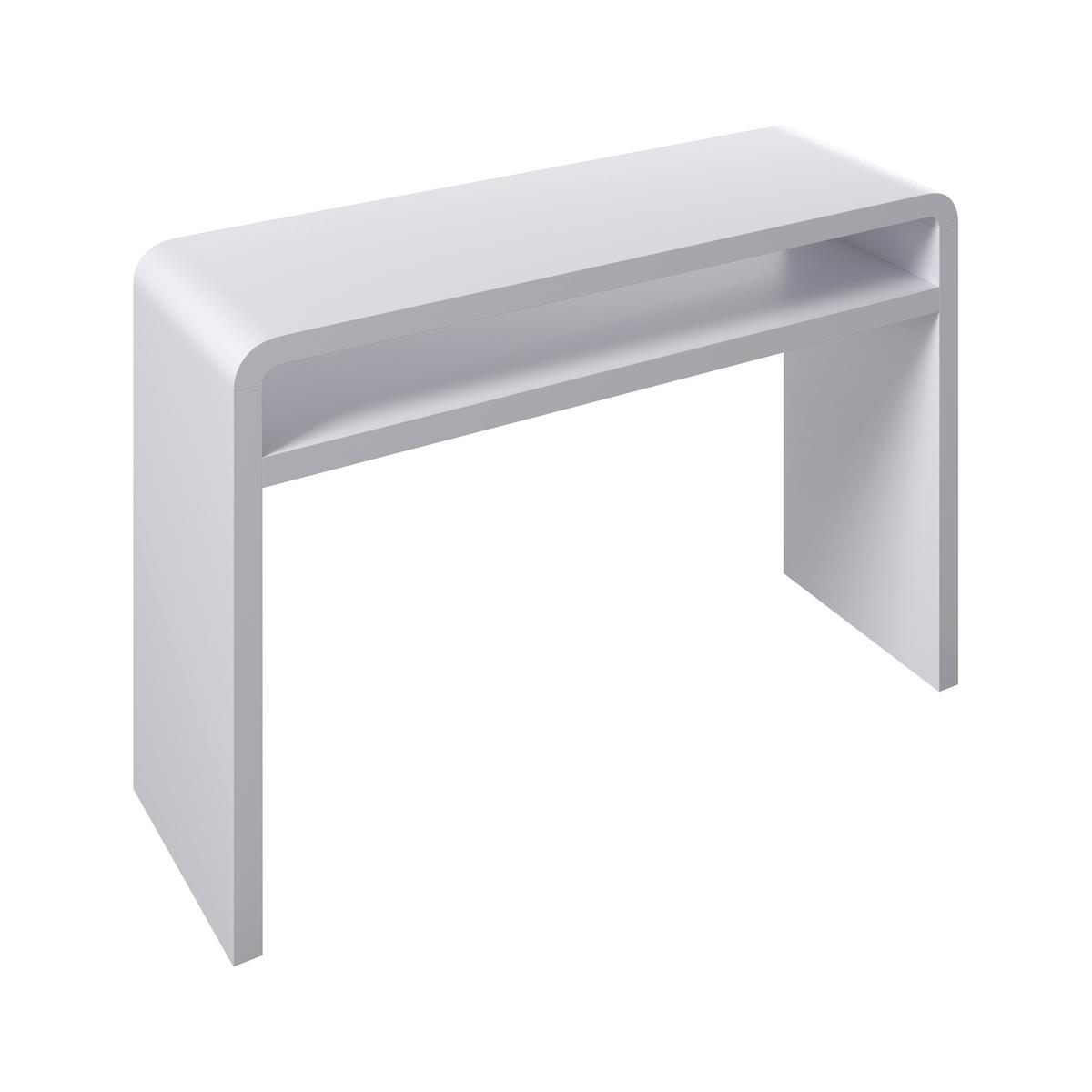 KONZOLOVÝ STOLEK EMILIA - bílá, Moderní, kompozitní dřevo (120/80/40cm) - Bessagi Home