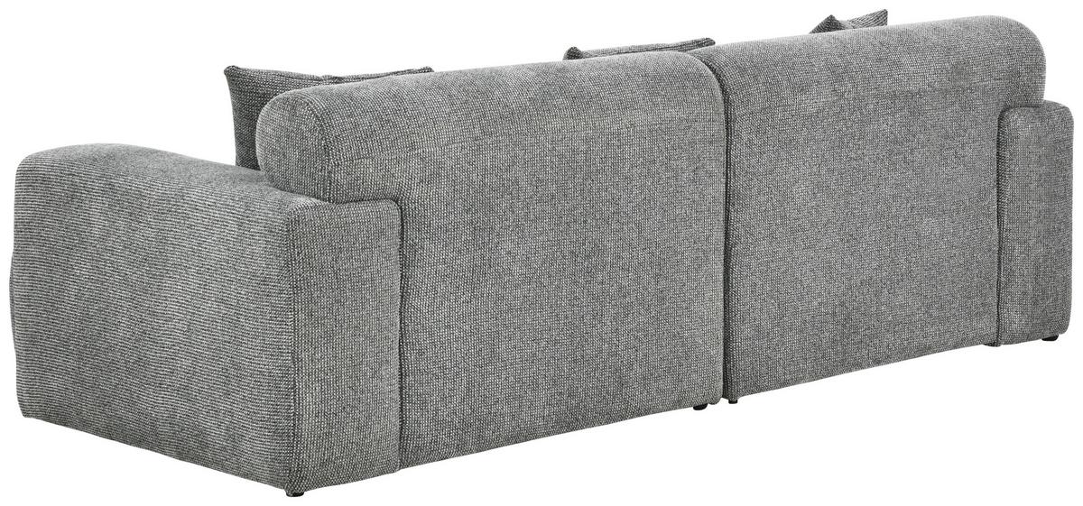 Bigsofa Mercure Grau B: 210 cm - Grau, Design, Holz/Textil (210/68/98cm) - Livetastic