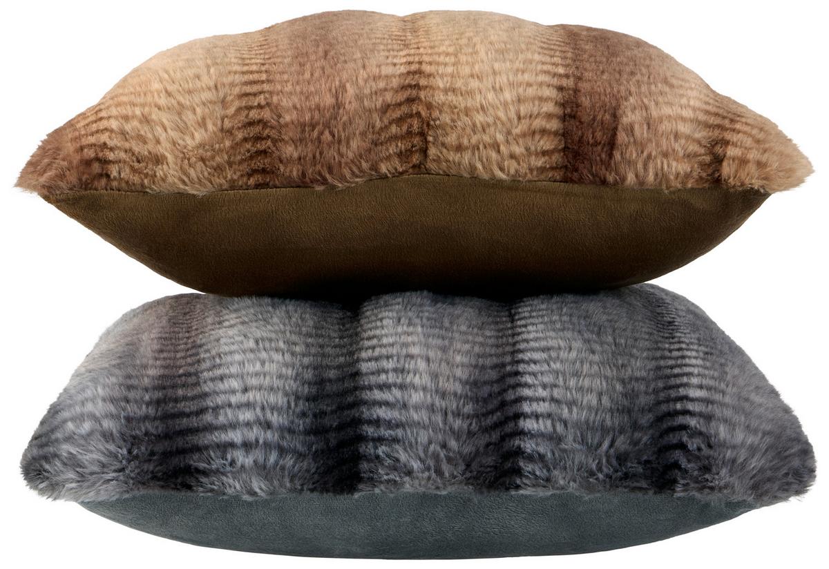 ZIERKISSEN WINNIPEG - Grau, MODERN, Textil (45/45cm) - Luca Bessoni