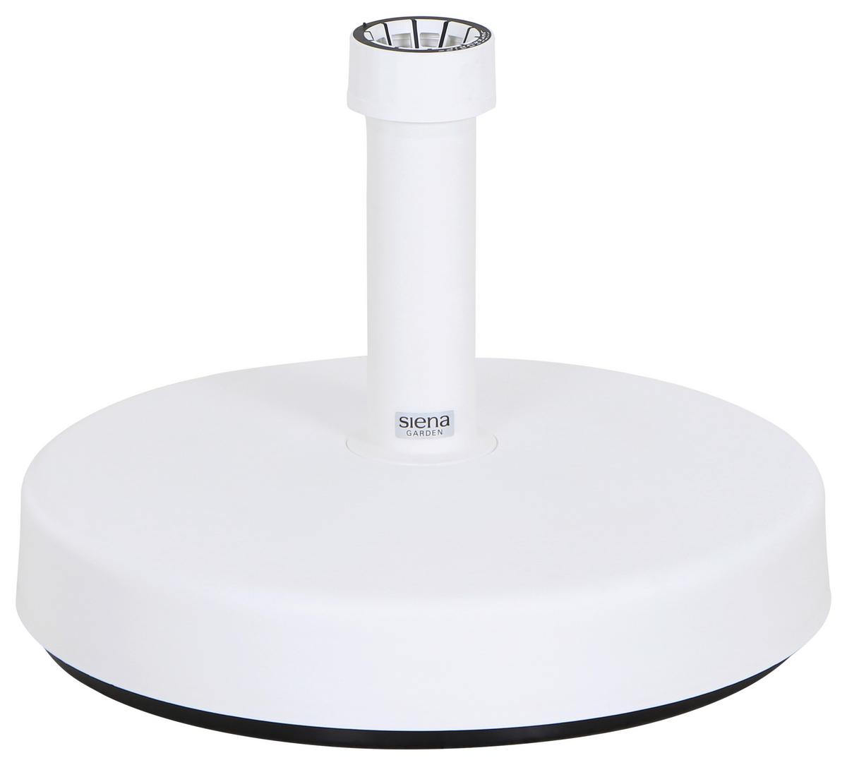 Schirmständer Kunststoff für Ø 46 cm - Weiß, KONVENTIONELL, Kunststoff (46/11/46cm) - Siena Garden