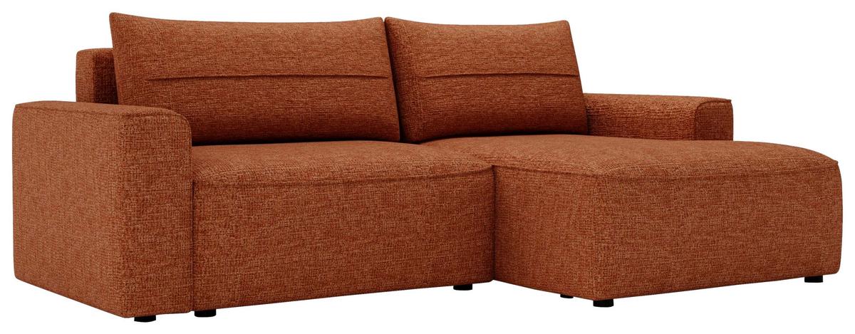 Lullo Rostfarben S: 233x144 Cm - Rostfarben/Schwarz, Design, Textil (233/144cm) - Livetastic