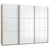 Schwebetürenschrank B: 300 Cm Level 36c Weiß/eiche Dekor - Eichefarben/Weiß, MODERN, Holzwerkstoff (300/236/65cm) - MID.YOU