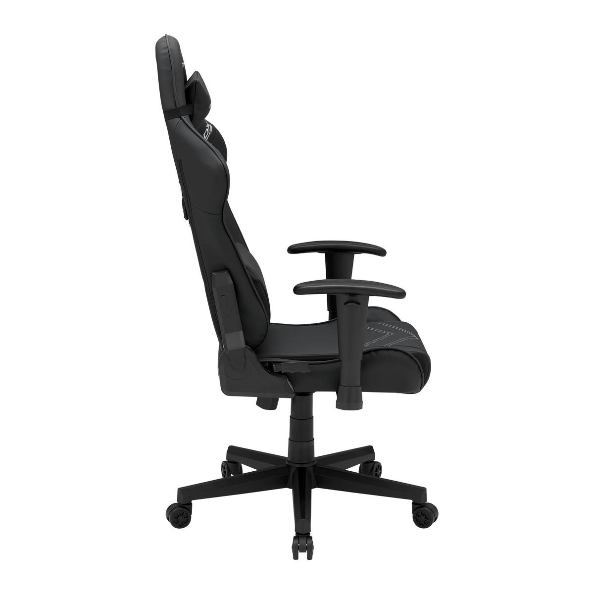 Herné kreslo PRINCE -EXKLUSIV- - čierna/biela, Modern, textil/plast (67/126/67cm) - Dxracer