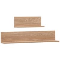 WANDBOARD Visby Eichefarben B: 40,8-80cm - Eichefarben, Design, Holzwerkstoff (40,8-80/15,7/17,5cm) - MID.YOU
