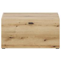 Kommode 1 Klappe, B: 64 cm Sixty-Four ,eichefarben - Eichefarben/Schwarz, Trend, Holzwerkstoff (64/32/35cm)