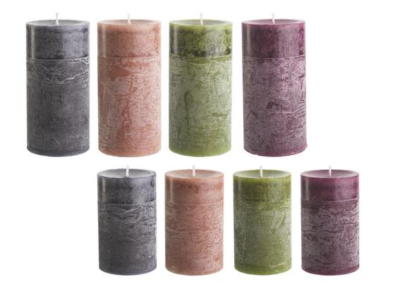 Svíčka Holli -top- - růžová/tmavě hnědá, Moderní (7/14cm) - Premium Living Svíčka Holli -top- - růžová/tmavě hnědá, Moderní (7/14cm) - Premium Living
