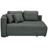 Chaiselongue Nello - Anthrazit/Schwarz, KONVENTIONELL, Textil (93/73/171cm) - MID.YOU