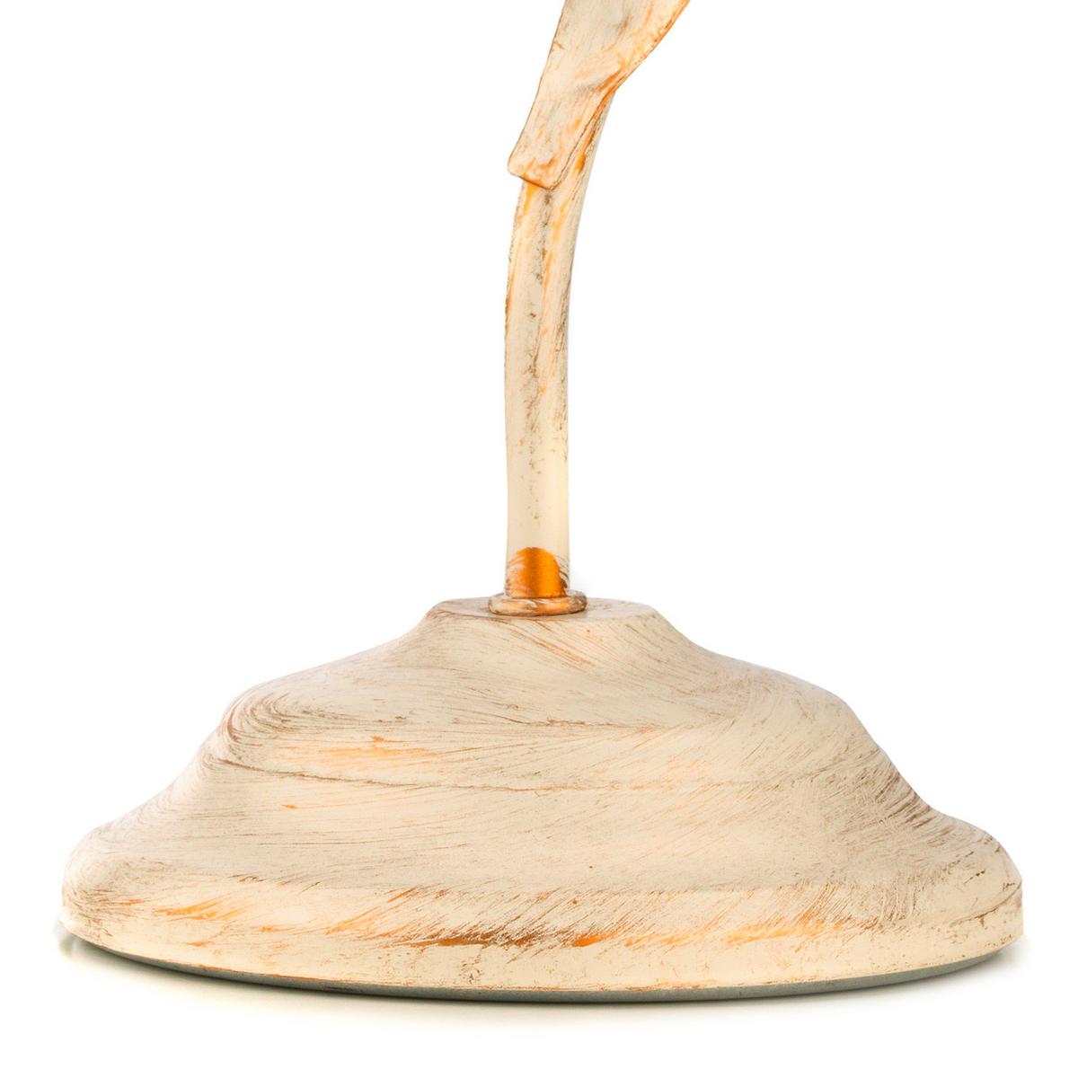 Tischleuchte 4250/la - Weiß, KONVENTIONELL, Glas/Metall (23/33cm)