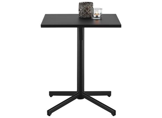Záhradný Stôl Katar - čierna, kov (60/71/60cm) - Modern Living Záhradný Stôl Katar - čierna, kov (60/71/60cm) - Modern Living