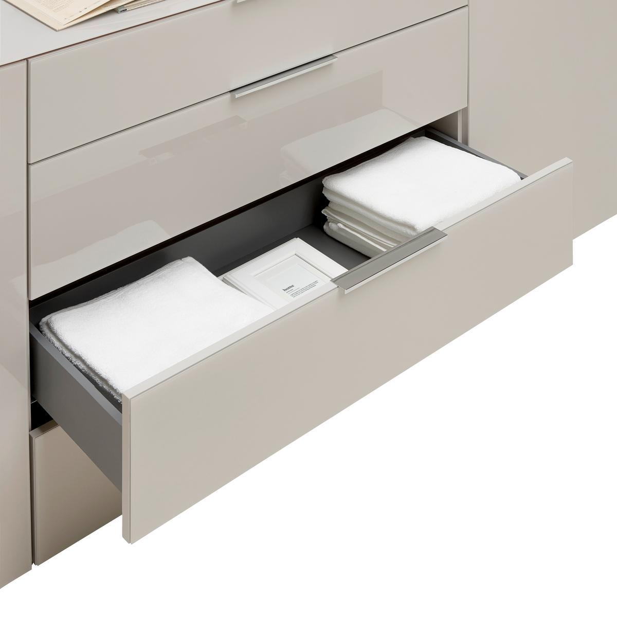 Sideboard Siena Kaschmirfarben - černá/kašmírová, Moderní, kov/kompozitní dřevo (180/99/40cm) - Mömax