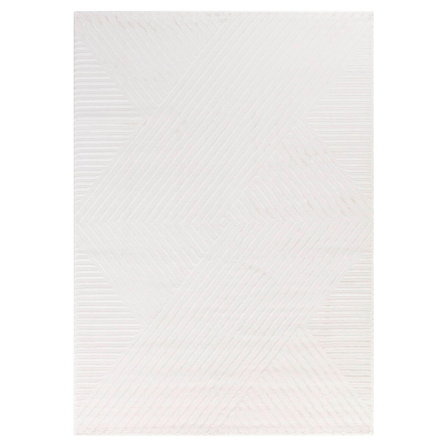 Webteppich Sahara - Creme, Design, Textil (80/150cm) - Novel